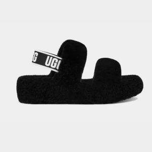 Black Ugg Oh Yeah Slippers